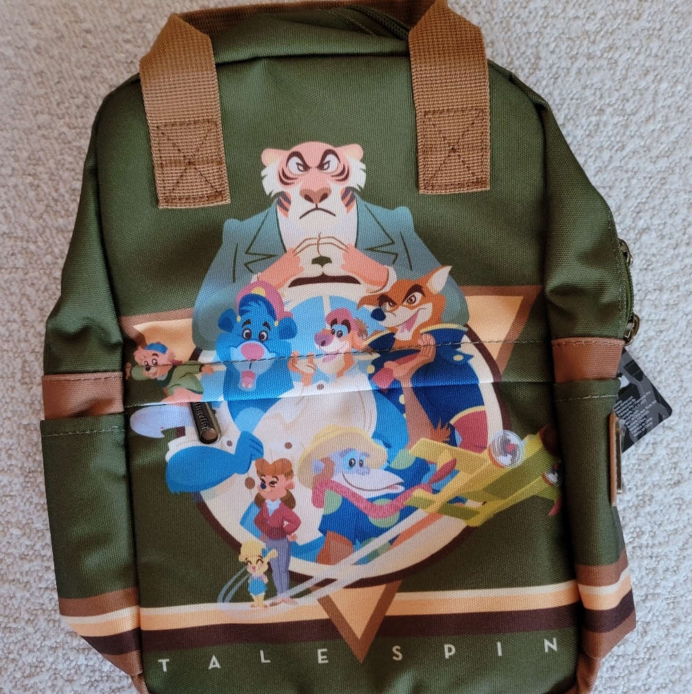 Disney Loungefly Talespin Tale Spin Cast Characters Mini Backpack Bookbag